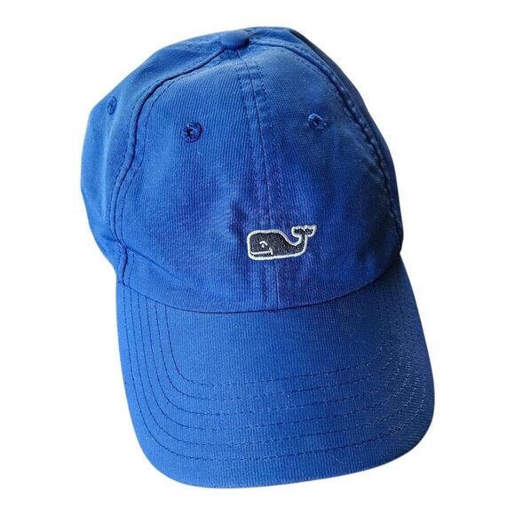 Vineyard Vines Unisex Blue Whale Embroidered Hat Adjustable  Baseball Cap Preppy - Picture 1 of 8